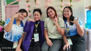 Erica, Me, Ma'am Pamela, and Rhea.